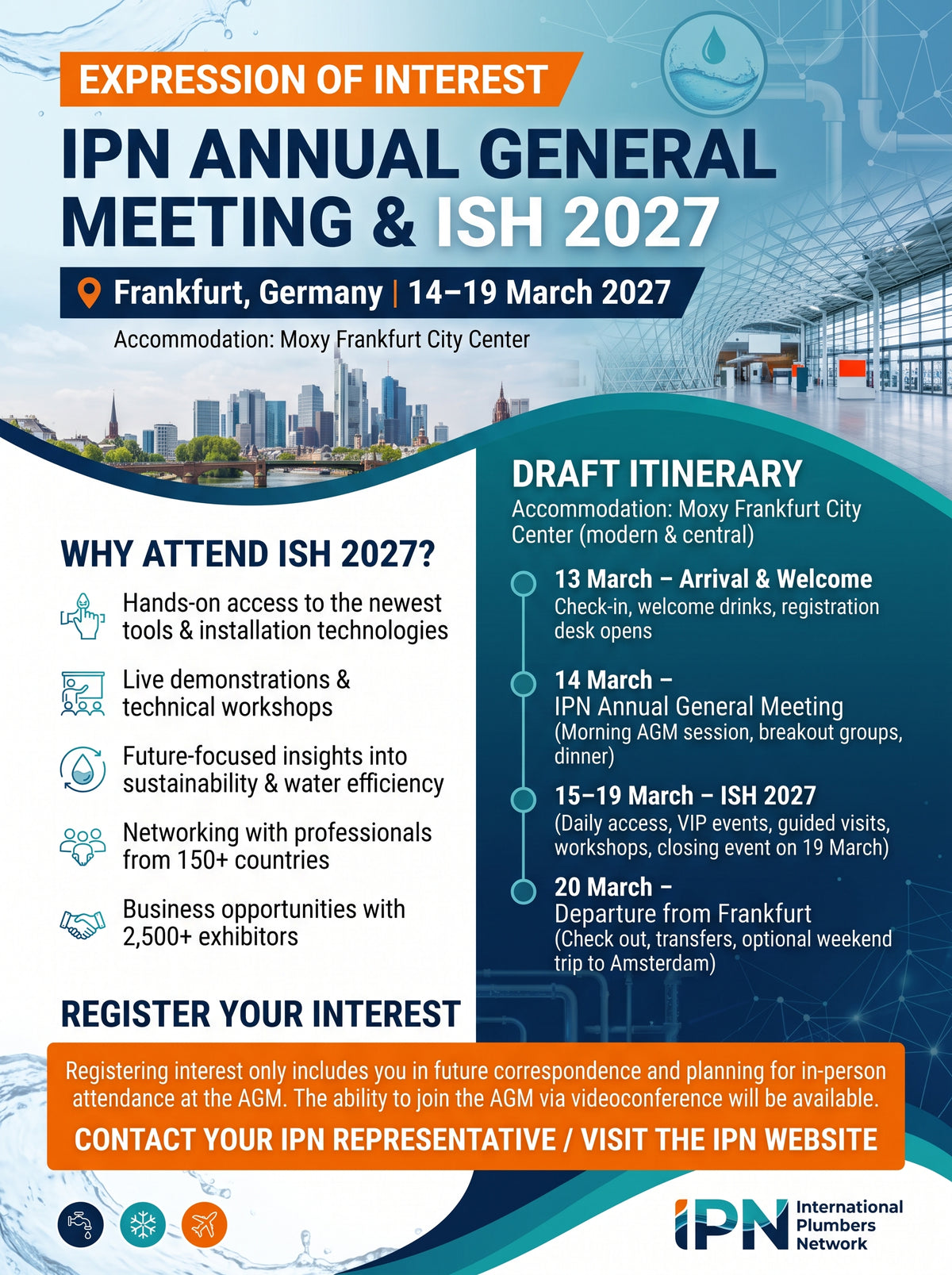 IPN AGM and ISH - March 2027